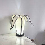 Artistic Table Lamp  Banana Leaf Design With Warm Glow - Product detail 42