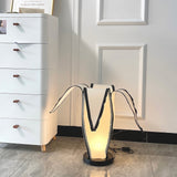 Artistic Table Lamp  Banana Leaf Design With Warm Glow - Product detail 10