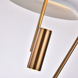 Modern Table Lamp  White Aluminum and Marble Base - Product detail 14