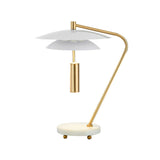 Modern Table Lamp  White Aluminum and Marble Base - Product detail 21