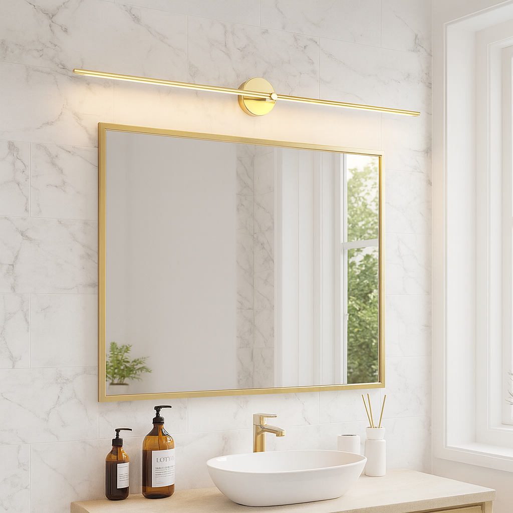 Modern Bathroom Wall Light  Linear LED Bar Above Mirror - Product example
