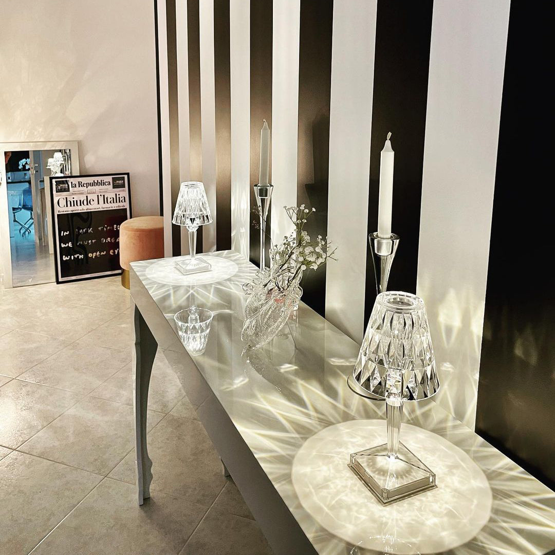 Crystal LED Table Lamp  Touch Control Color Changing Design - Product detail 18
