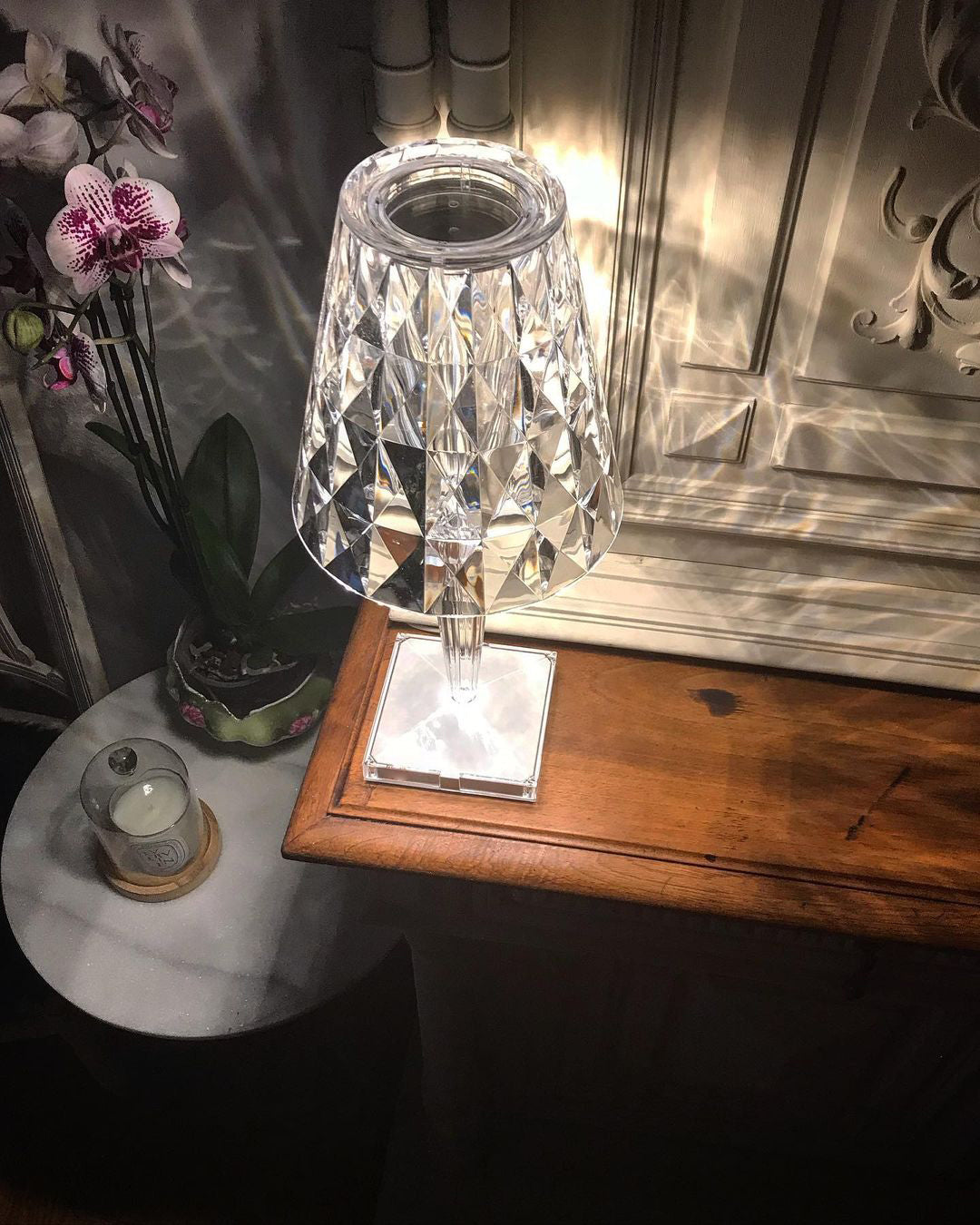 Crystal LED Table Lamp  Touch Control Color Changing Design - Product detail 34