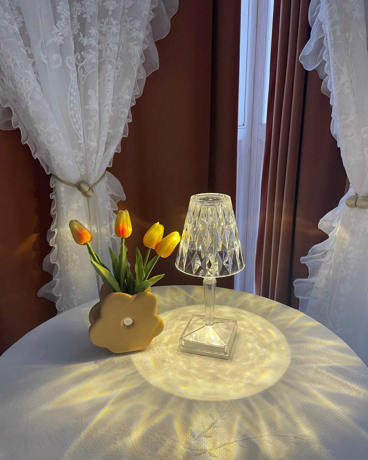 Crystal LED Table Lamp  Touch Control Color Changing Design - Product detail 48