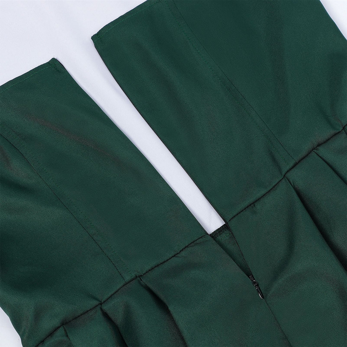 Traditional Dirndl Dress  Emerald Green With Lace Blouse  Apron - Product detail 6