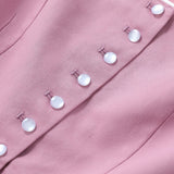Traditional Dirndl Dress  Mauve Bodice With Floral Cotton Skirt - Product detail 9