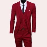 Classic Three Piece Suit  Premium Black Business Formal Wear - Product detail 10