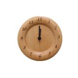 Wooden Desk Clock  Roman Numerals Beech Wood Design - Product detail 7