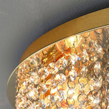 Crystal Ceiling Light  Gold Frame With Cascading Crystals - Product detail 5
