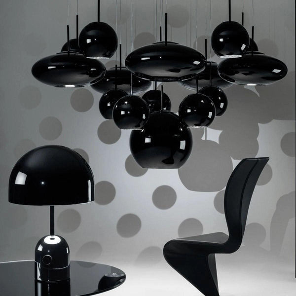 Modern Table Lamp  Gold Metal Dome Design - Detailed view