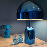Modern Table Lamp  Chrome Bell Glass Design - Product detail 25
