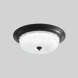 Modern Flush Mount Ceiling Light  Glass Dome with Bronze Trim - Product detail 14
