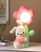 Kids Bunny Table Lamp  Flower Nightlight Design - Product detail 13