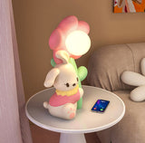 Kids Bunny Table Lamp  Flower Nightlight Design - Product detail 14