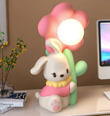 Kids Bunny Table Lamp  Flower Nightlight Design - Product detail 15