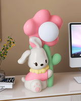 Kids Bunny Table Lamp  Flower Nightlight Design - Product detail 10