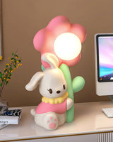 Kids Bunny Table Lamp  Flower Nightlight Design - Product detail 12