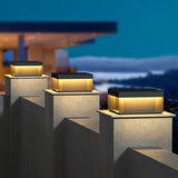 Modern Solar Garden Light  Black Acrylic LED Post Lamp - Product detail 5