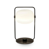 Minimalist Glass Table Lamp  Metal Frame Design - Product detail 16