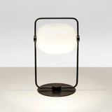 Minimalist Glass Table Lamp  Metal Frame Design - Product detail 13