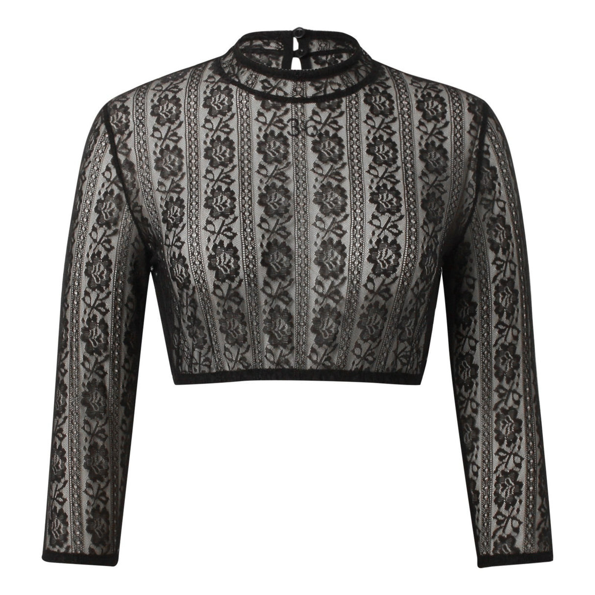 Floral Lace Crop Top  Traditional Bavarian Design - Product example