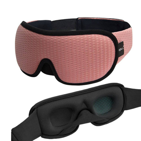 3D Memory Foam Sleep Mask  Contoured Light Blocking Design - Product detail 9