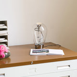 Modern LED Table Lamp  Clear Glass Dome Design - Product example