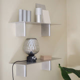 Modern Table Lamp  Quilted Glass Marble Base - Product example