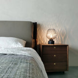 Modern Table Lamp  Quilted Glass Marble Base - Product detail 8