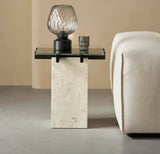 Modern Table Lamp  Quilted Glass Marble Base - Product detail 4