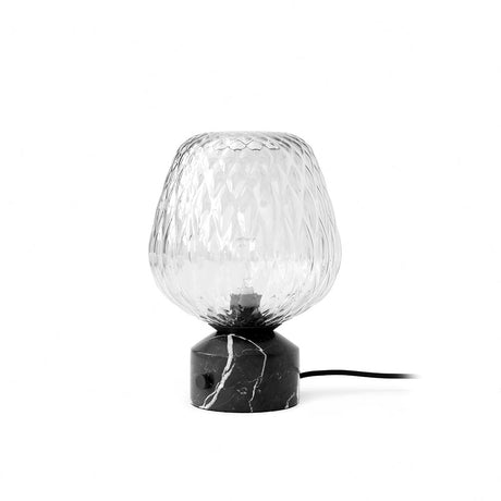 Modern Table Lamp  Quilted Glass Marble Base - Product detail 12