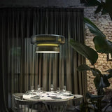 Nordic Glass Pendant Light  Retro Brown Drum Shade Design - Product detail 7
