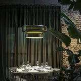 Nordic Glass Pendant Light  Retro Brown Drum Shade Design - Product detail 9