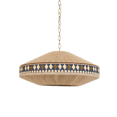Bohemian Pendant Light  Geometric Pattern with Fringe Detail - Product detail 24