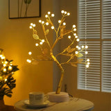 LED Tree Table Lamp  Warm White Branch Design - Product showcase