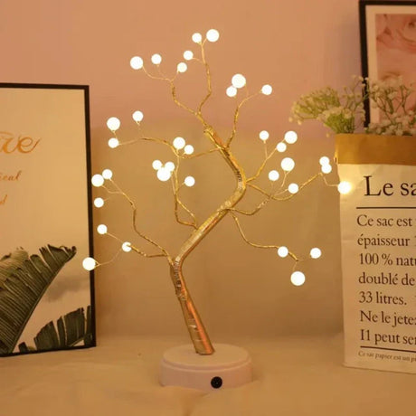 LED Tree Table Lamp  Warm White Branch Design - Product detail 8