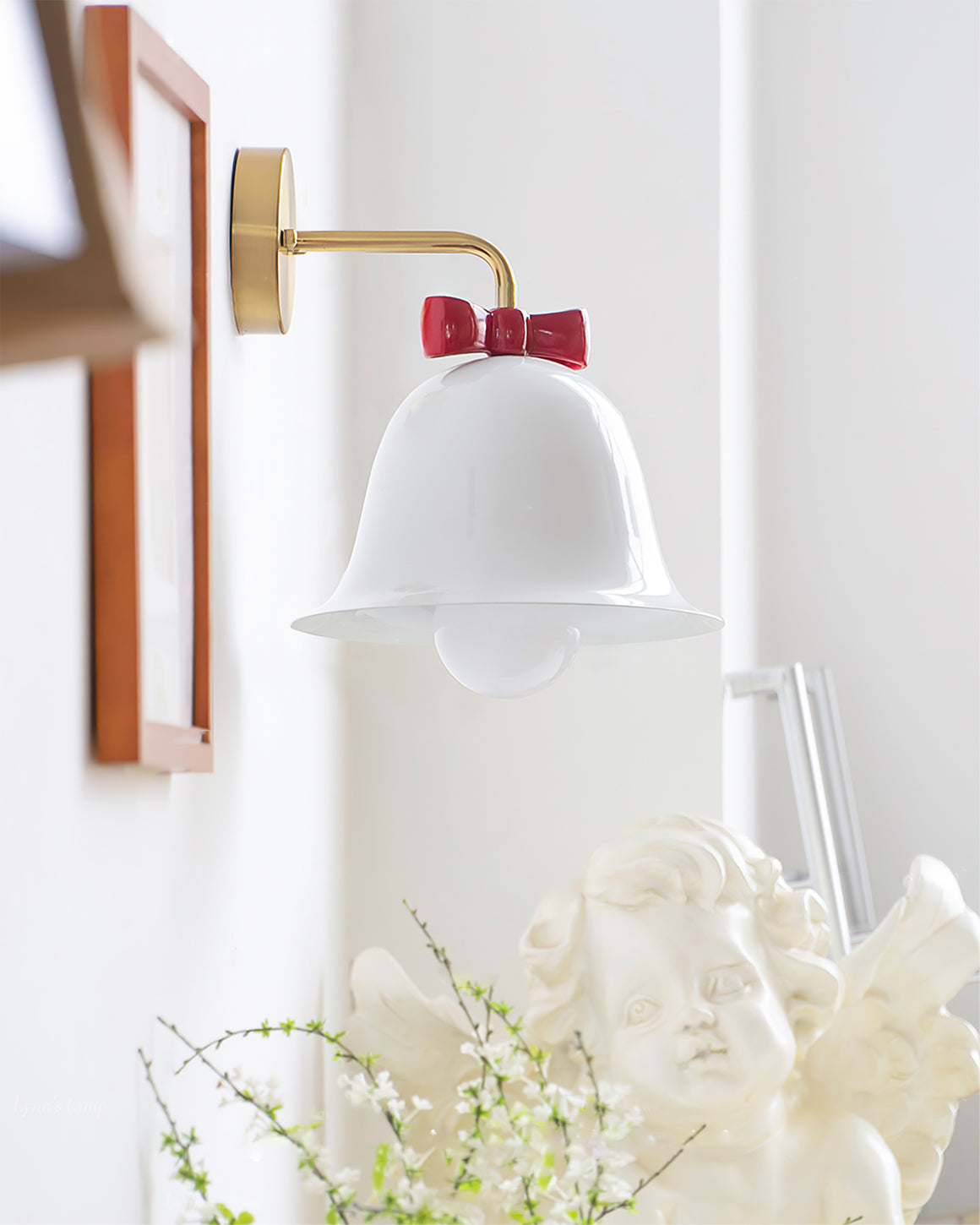 Bell Wall Light  Modern Scandinavian Design With Bow Accent - Product detail 12