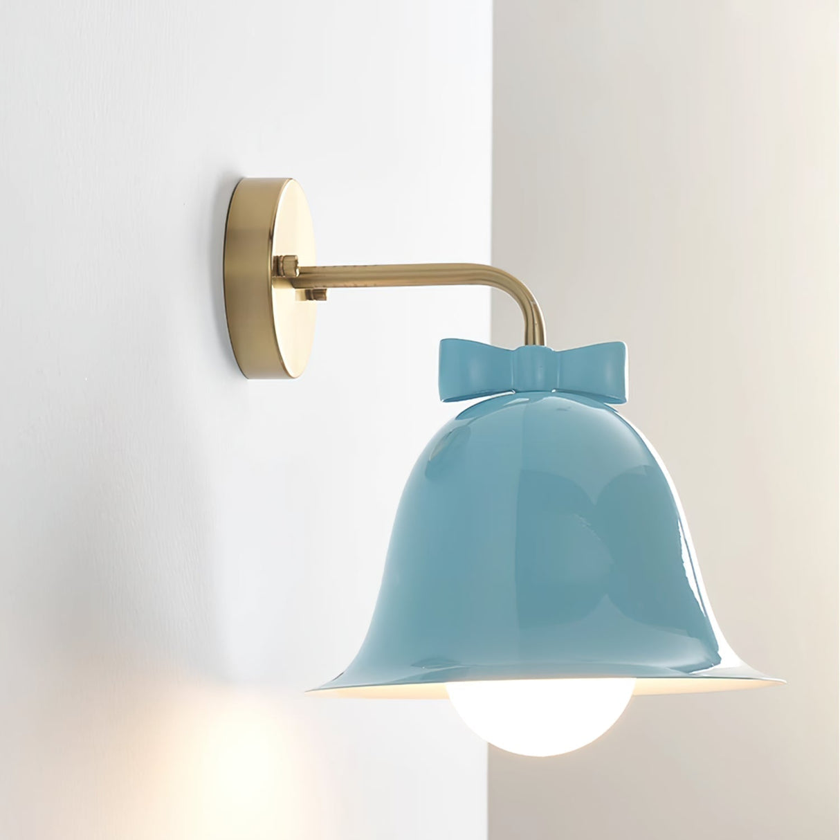 Bell Wall Light  Modern Scandinavian Design With Bow Accent - Product detail 14