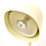 Modern Table Lamp  Curved Metal Shade with Candle Holder - Product detail 11