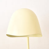 Modern Table Lamp  Curved Metal Shade with Candle Holder - Product detail 12