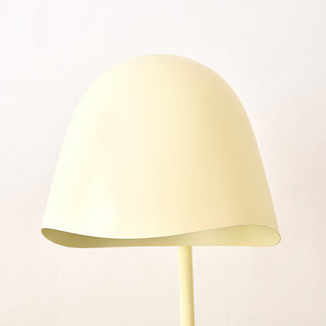 Modern Table Lamp  Curved Metal Shade with Candle Holder - Product detail 12