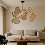 Modern Rattan Pendant Light  Natural Woven Panels Design - Product example