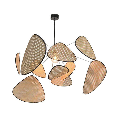 Modern Rattan Pendant Light  Natural Woven Panels Design - Product detail 8