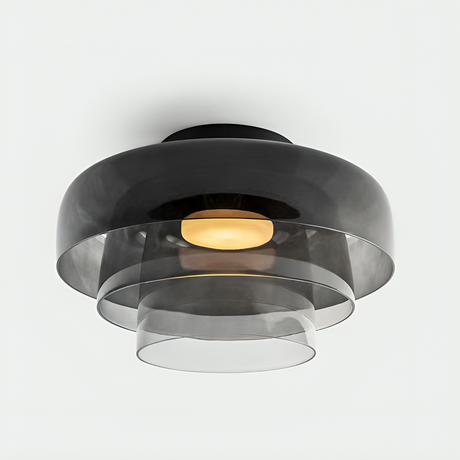 Modern Glass Ceiling Light  Layered Green Pendant Lamp - Product detail 13