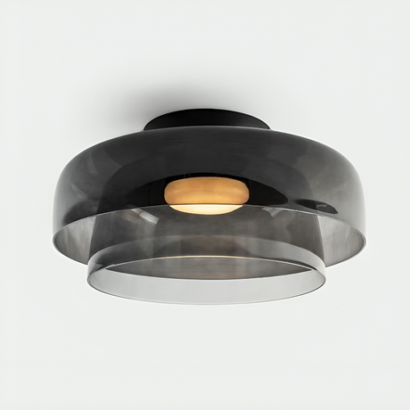 Modern Glass Ceiling Light  Layered Green Pendant Lamp - Product detail 10