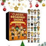 Broadway Advent Calendar  2025 Musical Theater Characters Collection - Product example