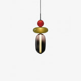 Modern Glass Pendant Light  Stacked Geometric Shapes - Product detail 47
