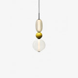 Modern Glass Pendant Light  Stacked Geometric Shapes - Product detail 49
