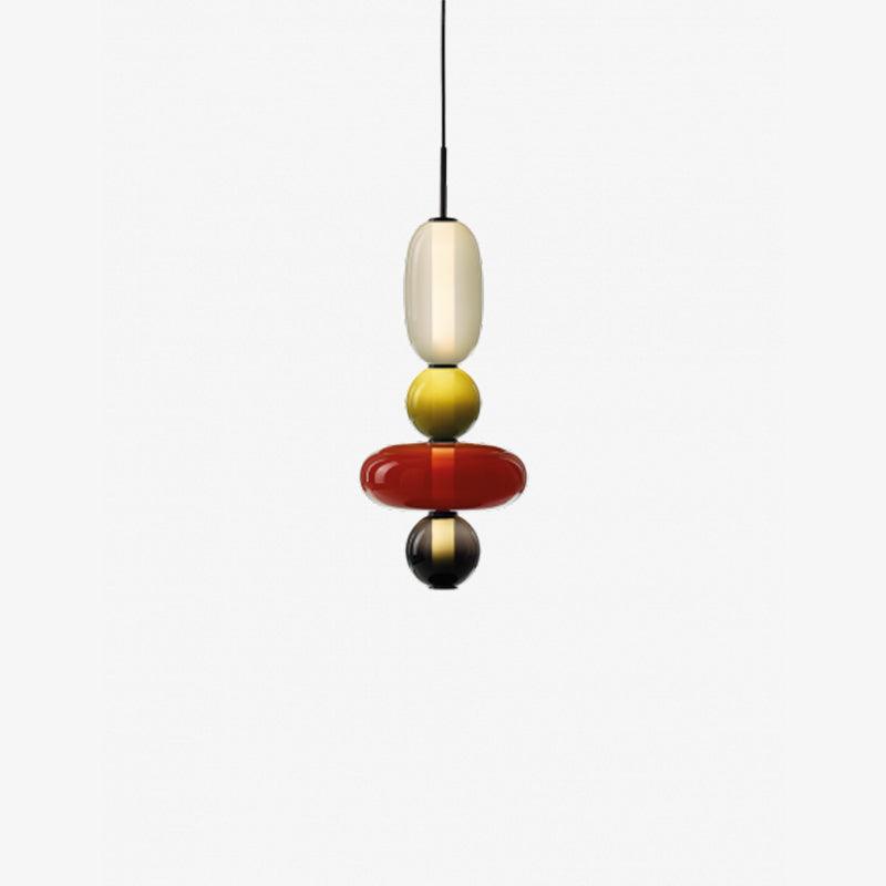Modern Glass Pendant Light  Stacked Bubble Design - Product detail 51