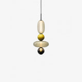 Modern Glass Pendant Light  Stacked Geometric Shapes - Product detail 29
